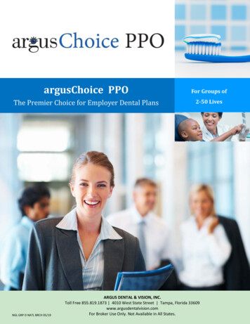 ArgusChoice PPO - Affordable Dental & Vision Plans