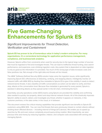 Five Game-Changing Enhancements For Splunk ES