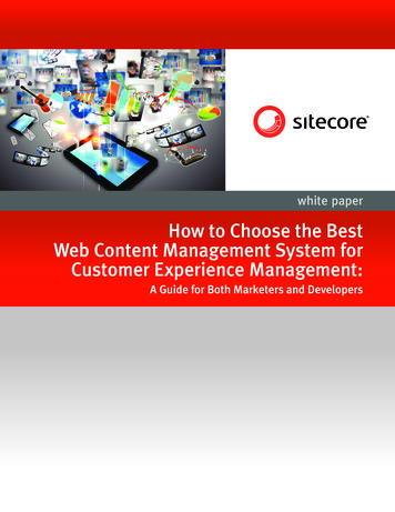 How To Choose The Best Web Content Management System 