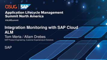 Integration Monitoring With SAP Cloud ALM