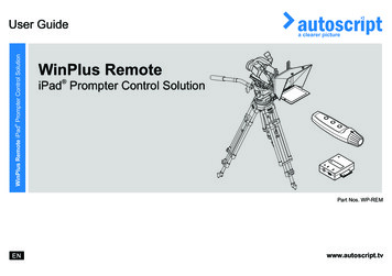 WinPlus Remote - Autoscript
