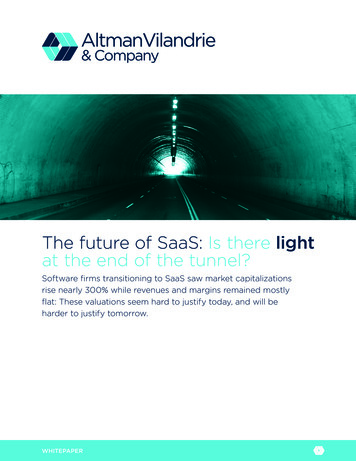 The Future Of SaaS: Is There Light At The End Of The Tunnel?