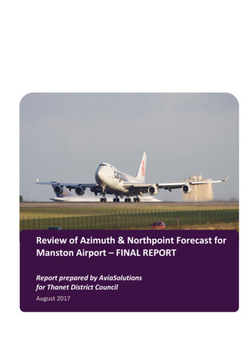 Review Of Azimuth & Northpoint Forecast For Manston .