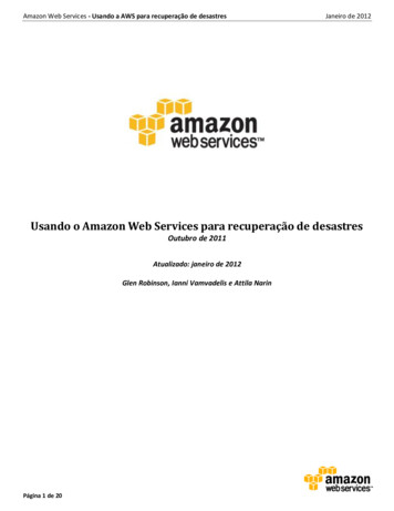 Usando O Amazon Web Services Para Recuperação De 