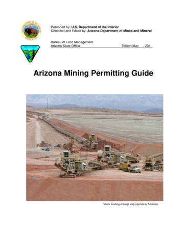 Arizona Mining Permitting Guide - BLM