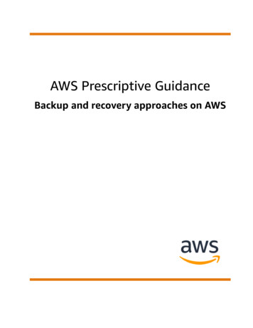 AWS Prescriptive Guidance