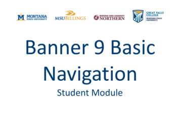 Banner 9 Navigation - Montana