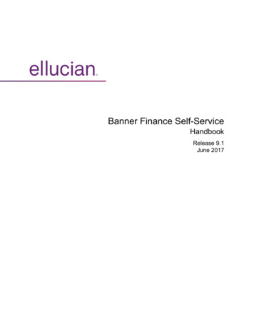 Banner Finance Self-Service Handbook 9 - Samford