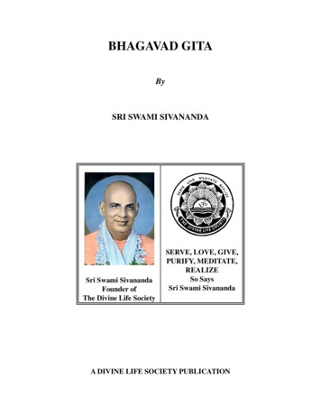 Bhagavad Gita - Divine Life Society