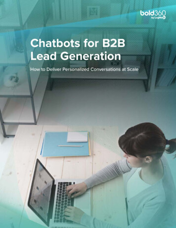 Chatbots For B2B Lead Generation - Microsoft