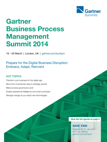 Gartner Business Process Management Summit 2014