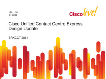 Cisco Unified Contact Centre Express