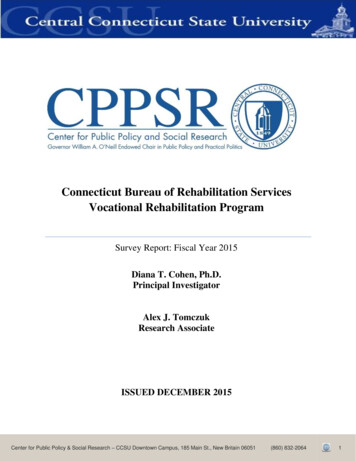 Connecticut Bureau Of Rehabilitation Services Vocational .