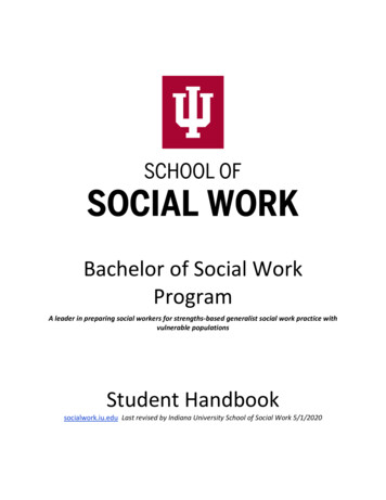 Bachelor Of Social Work Program