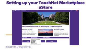 Setting Up Your TouchNet Marketplace UStore