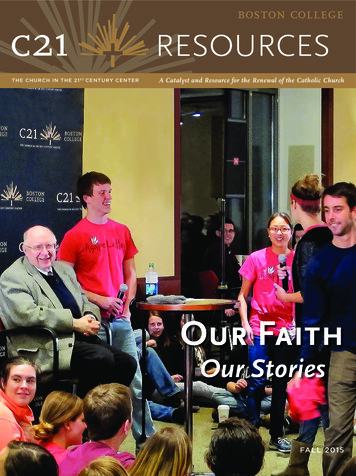 Our Faith - Boston College