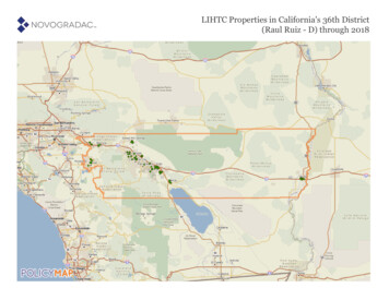 California - District 36 - LIHTC Properties Through 2018