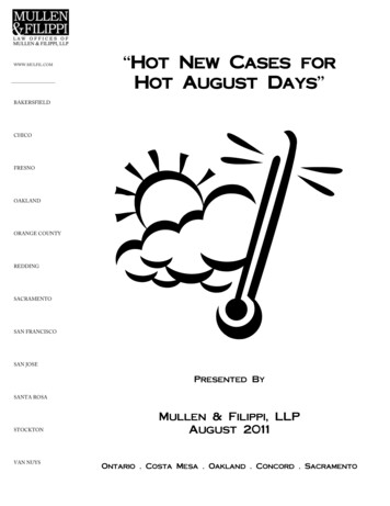  MULFIL Hot August Days”