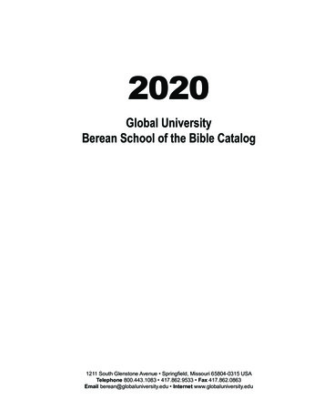 2020 - Global University