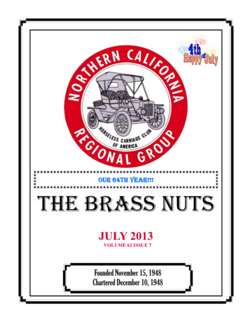 OUR 64TH YEAR!!! The Brass Nuts