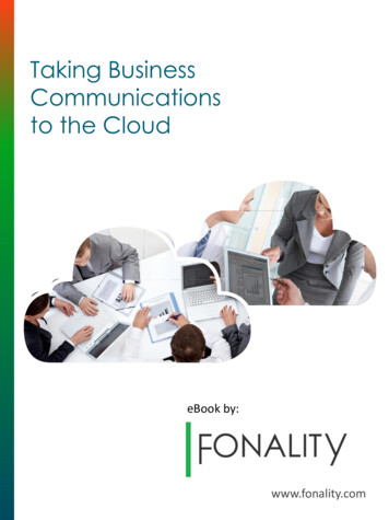 Taking Business Communications To The Cloud - Fonality
