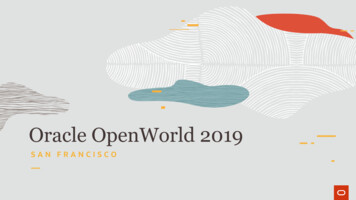 Oracle OpenWorld 2019