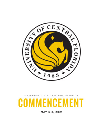 UNIVERSITY OF CENTRAL FLORIDA COMMENCEMENT
