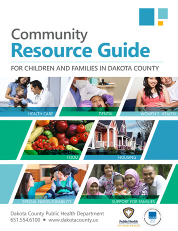Community Resource Guide - Dakota County, Minnesota