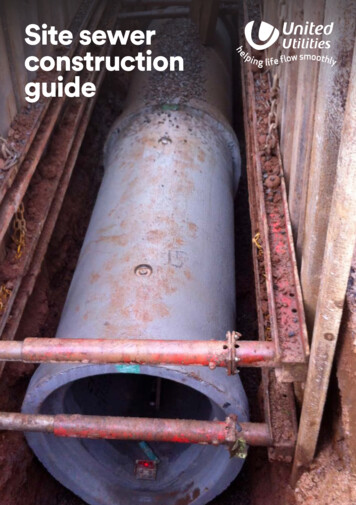 Site Sewer Construction Guide - United Utilities