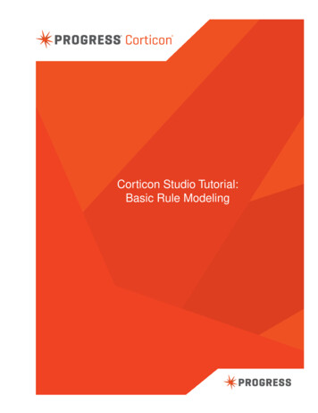 Corticon Studio Tutorial: Basic Rule Modeling