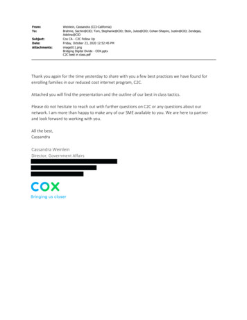 ACox Communications Submitted Written Public Comment .
