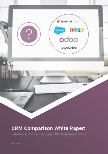 CRM Comparison White Paper
