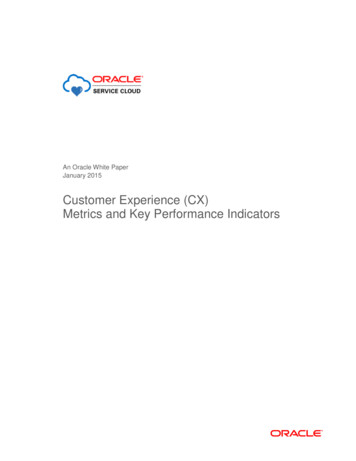 Customer Experience (CX) Metrics And Key Performance .