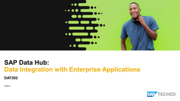 SAP Data Hub: Data Integration With Enterprise Applications
