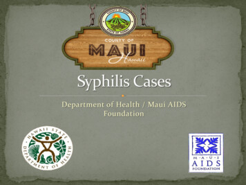 Department Of Health / Maui AIDS Foundation