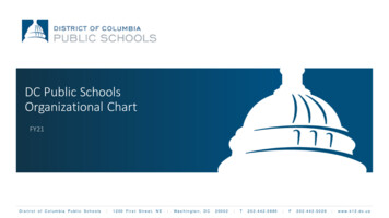 DC Public Schools Organizational Chart
