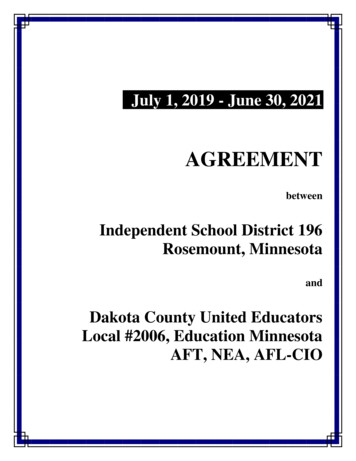 Dakota County United Educators Local #2006, Education .