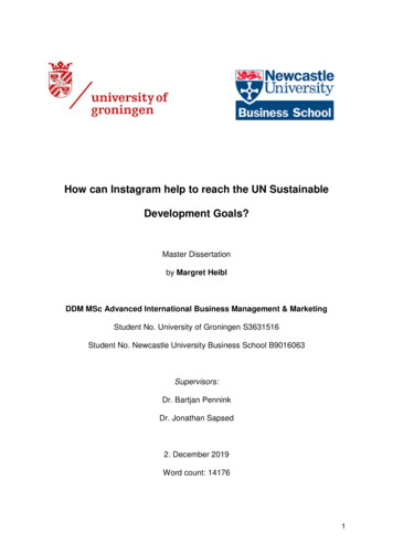 How Can Instagram Help To Reach The UN Sustainable .