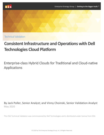 Consistent Infrastructure And Operations With Dell .