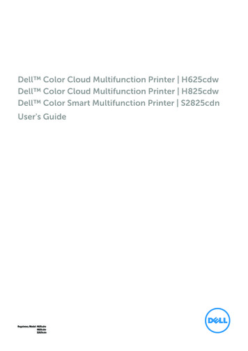 Dell Color Cloud Multifunction Printer H625cdw Dell .