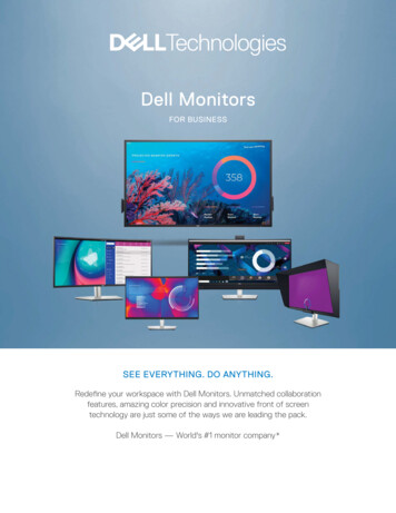 Dell Monitors Family Brochure - Commercial