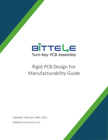 Rigid PCB Design For Manufacturability Guide