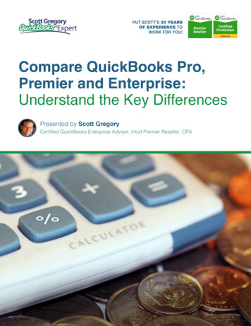 Compare QuickBooks Pro, Premier And Enterprise: Understand .