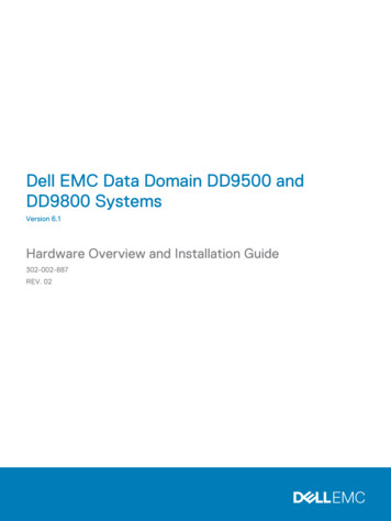 DD9800 Systems Dell EMC Data Domain DD9500 And