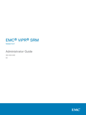 EMC ViPR SRM - Dell Technologies