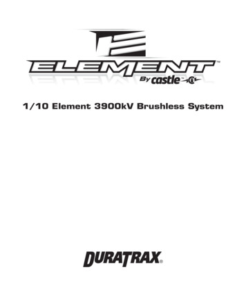 1/10 Element 3900kV Brushless System