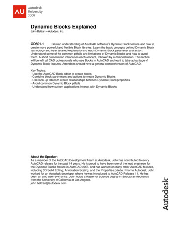 Dynamic Blocks Explained - Autodesk