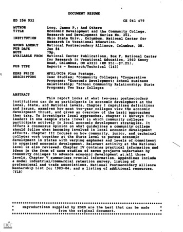 DOCUMENT RESUME ED 256 932 Long, James P.; And Others