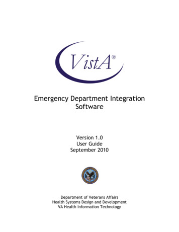 Emergency Department Integration Software - VA