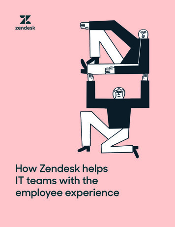 How Zendesk Helps IT Teams With The Employee Experience